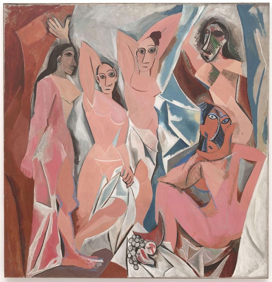 Les Demoiselles d’Avignon, Picasso, 1907