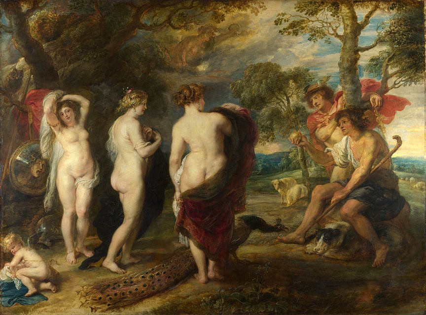Paridův soud, Peter Paul Rubens, 1639