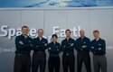 Astronauti ESA v roce 2009. Zleva: Andreas Mogensen, Alexander Gerst, Samantha Cristoforetti, Thomas Pesquet, Luca Parmitano, Timothy Peake