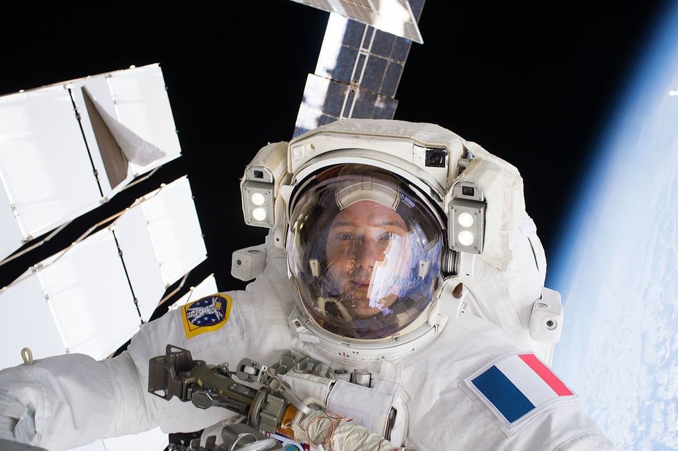 Francouzský astronaut ESA Thomas Pesquet.
