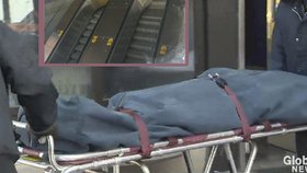 Žena v metru se do eskalátoru zachytila šálou a vlasy. Na místě byla mrtvá