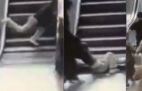 Děsivé video: Chlapce (9) pohltil eskalátor. Vyřezávali ho rozbruskou