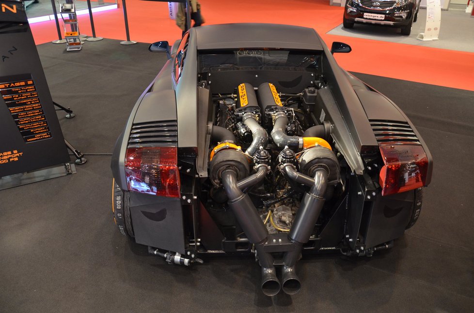 Jestli se vám zdá Lamborghini Gallardo slabé, stačí navštívit úpravce Proban. Ten na desetiválec namontuje dvojici turbodmychadel a vyžene výkon až na 1500 koní.