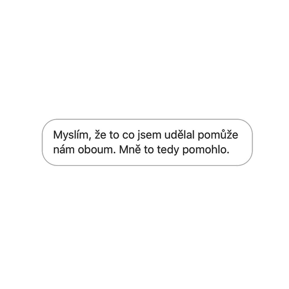 I takto vypadají rozchodové věty, které Ester a Josefina zveřejňují na Instagramu.