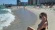 Ester Bendová si během kempu štafetařek v Miami stihla užít i čas na pláži