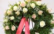 Pohřeb Marie Rút Křížkové: Smuteční věnce Pohřeb Marie Rút Křížkové: Smuteční věnce