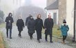Pohřeb Marie Rút Křížkové: Dcera Ester Janečková s rodinou Pohřeb Marie Rút Křížkové: Dcera Ester Janečková s rodinou