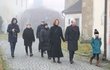 Pohřeb Marie Rút Křížkové: Dcera Ester Janečková s rodinou Pohřeb Marie Rút Křížkové: Dcera Ester Janečková s rodinou