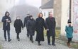 Pohřeb Marie Rút Křížkové: Dcera Ester Janečková s rodinou Pohřeb Marie Rút Křížkové: Dcera Ester Janečková s rodinou