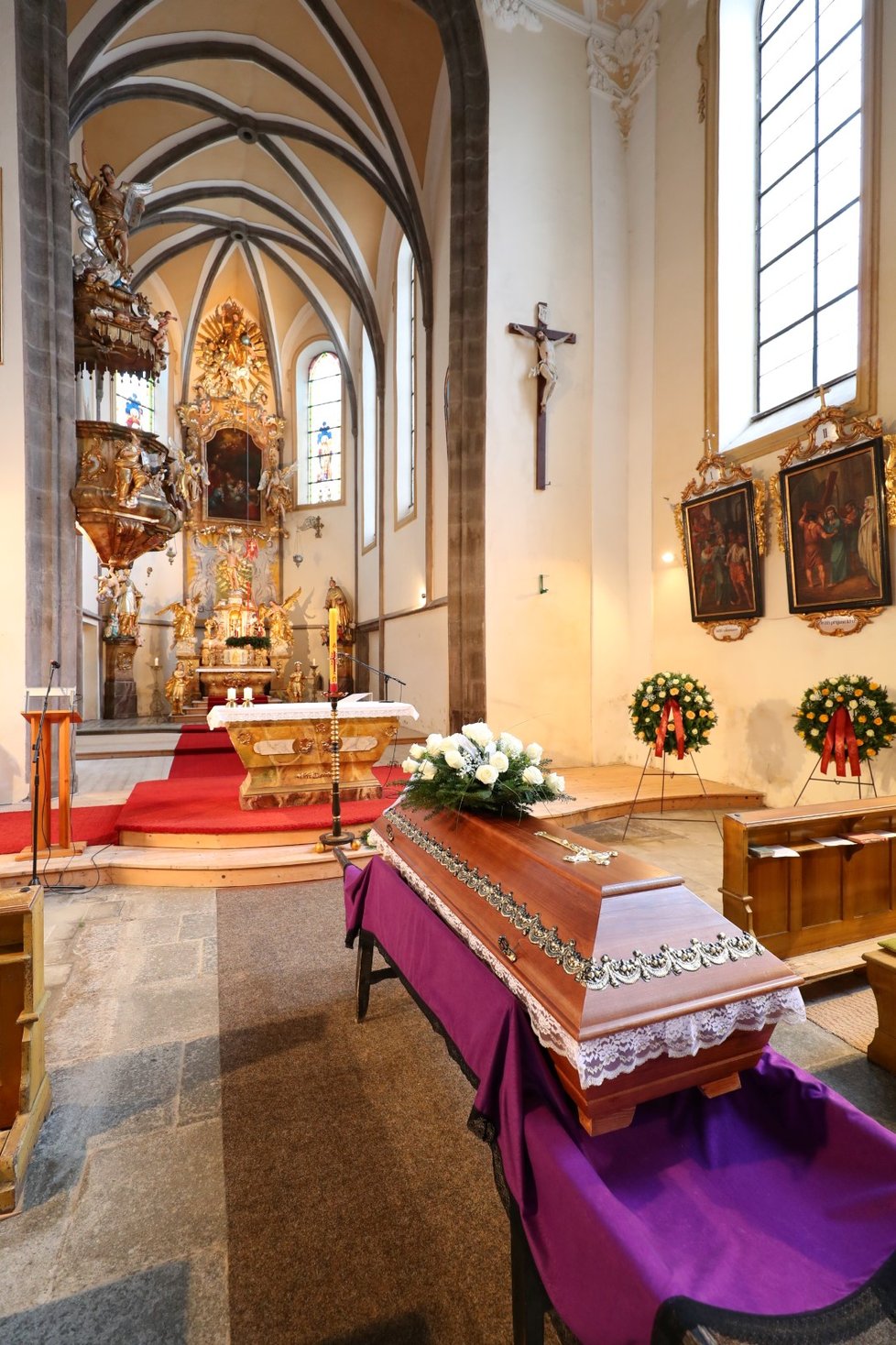 Pohřeb Marie Rút Křížkové