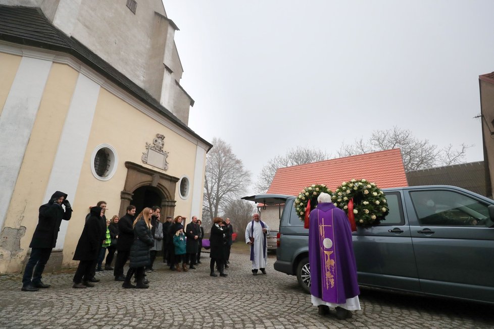 Pohřeb Marie Rút Křížkové, maminky Ester Janečkové