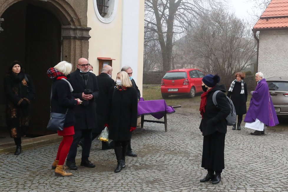 Pohřeb Marie Rút Křížkové, maminky Ester Janečkové