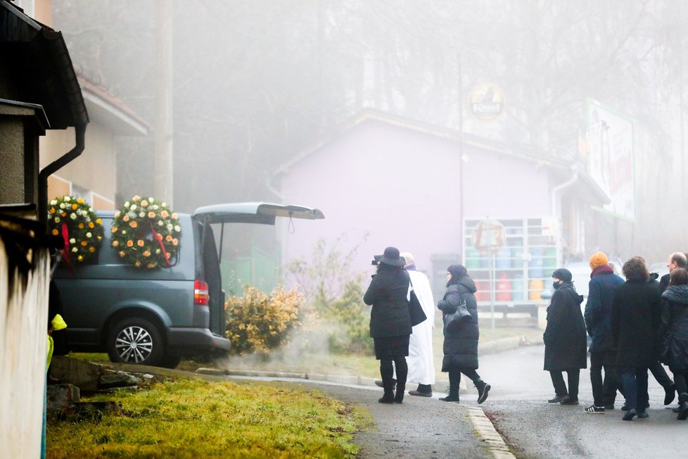 Pohřeb Marie Rút Křížkové, maminky Ester Janečkové