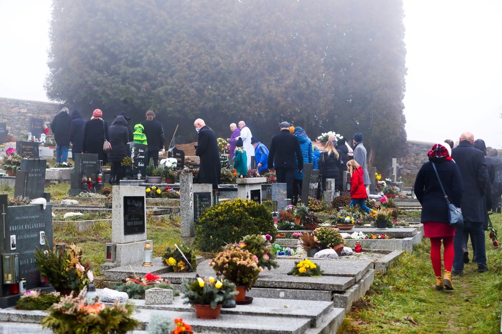 Pohřeb Marie Rút Křížkové, maminky Ester Janečkové