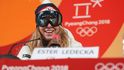 Ester Ledecká se stala nečekanou vítězkou v superobřím slalomu ve sjezdovém lyžování