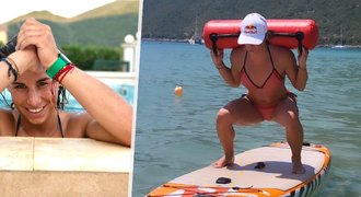 Ester Ledecká si vzala posilovnu k moři: Pochlubila se vysportovanou postavou! Ester Ledecká si vzala posilovnu k moři: Pochlubila se vysportovanou postavou!