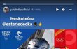 Gratulace od Patrika Eliáše pro Ester Ledeckou Gratulace od Patrika Eliáše pro Ester Ledeckou