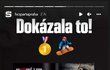 Gratulace od hokejové Sparty pro Ester Ledeckou Gratulace od hokejové Sparty pro Ester Ledeckou