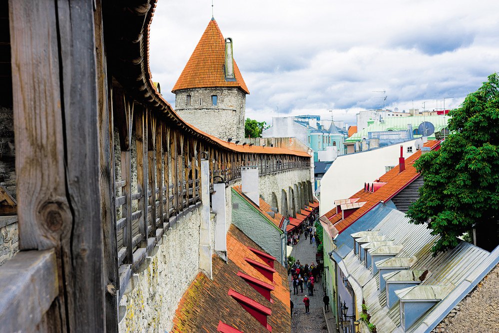 Hradby Tallinnu vás provedou skoro kolem celého starého města