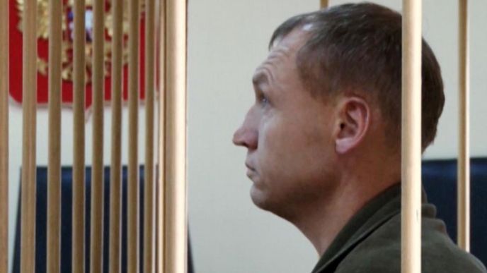 Estonský agent Eston Kohver u ruského soudu Estonský agent Eston Kohver u ruského soudu