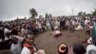 Krvavá etiopská slavnost Meskel: Nic pro slabé nátury a milovníky zvířat