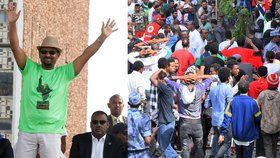 Premiéra Etiopie podpořila mohutná demonstrace, granát tu zranil přes 80 lidí