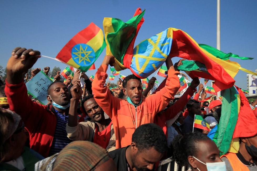 Občanská válka v Etiopii: Záběry z konfliktu postižených regionů Tigraj a Amhara.