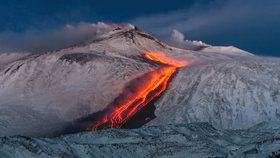 Etna je nejaktivnější evropskou sopkou