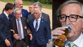 „Nejsem opilec,“ brání se Juncker posměškům. U vrávorání našel viníka