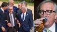 Předseda Evropské komise Jean-Claude Juncker vyvrací spekulace o tom, že je alkoholik.