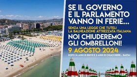 Provozovatelé soukromých pláží protestují proti novému evropskému nařízení a chystají stávku.