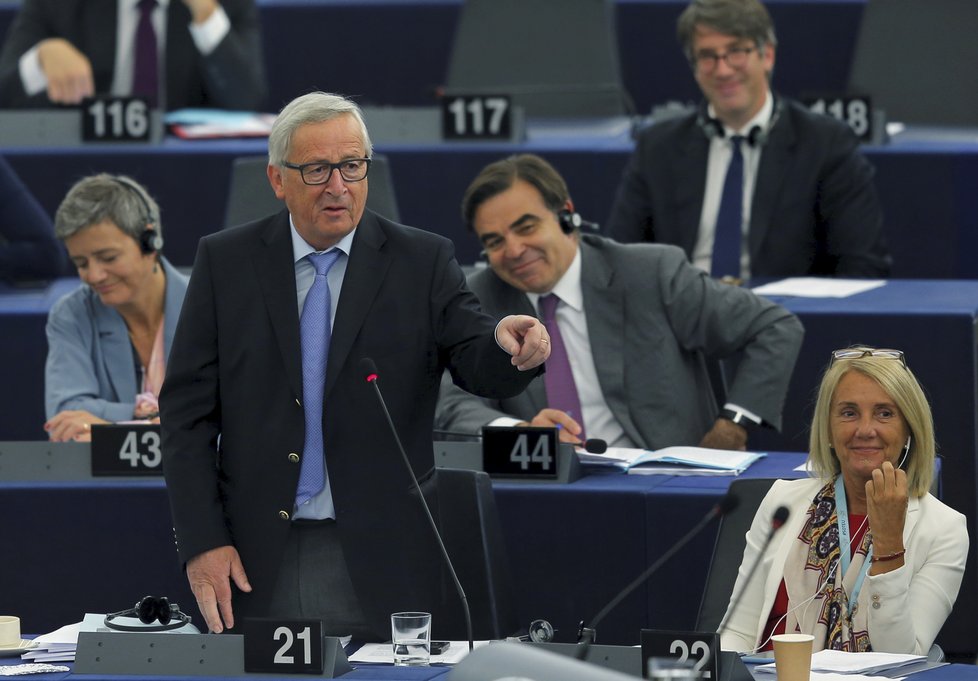 Jean-Claude Juncker na půdě europarlamentu