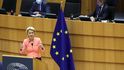 Předsedkyně Evropské komise Ursula von der Leyenová zhodnotila stav Unie.