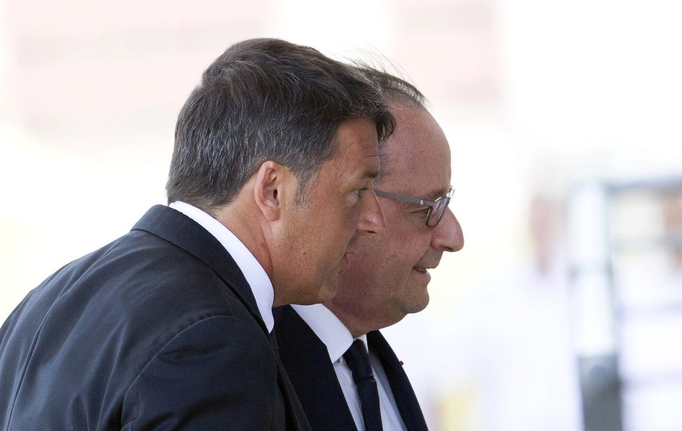 Merkelová, Hollande a Renzi hovořili o nových impulzech pro EU.