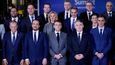 Lídři evropských států na zahájení dvoudenního summitu EU v Bruselu