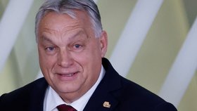 Maďarský premiér Viktor Orbán na summitu v Bruselu.