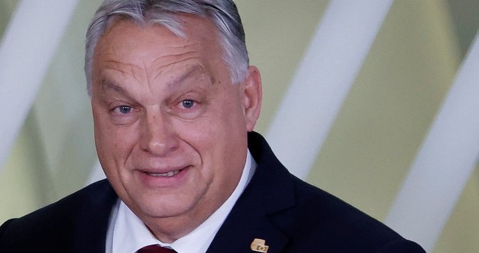 Maďarský premiér Viktor Orbán na summitu v Bruselu.