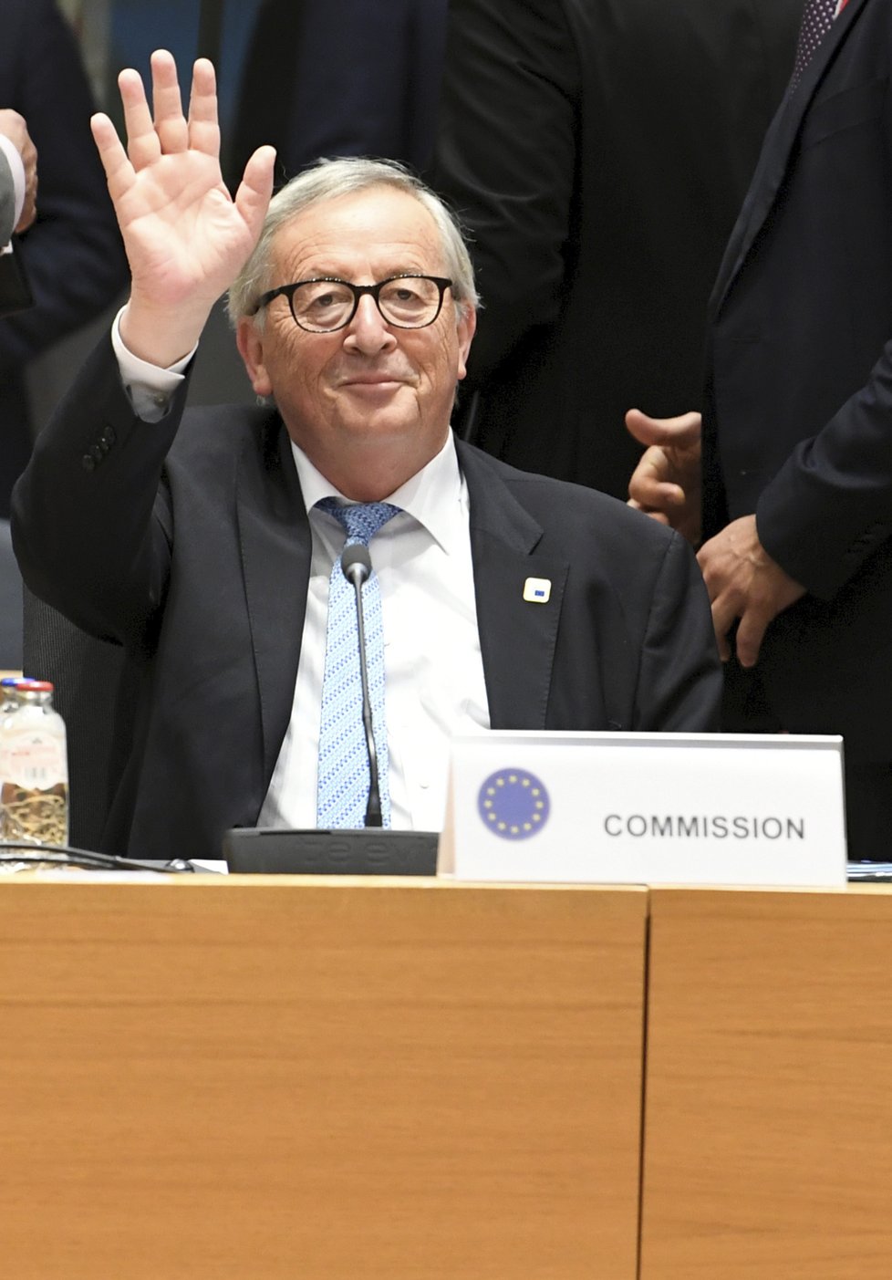 Lídři EU se neshodli na tom, kdo obsadí unijní vedoucí pozice.  Na snímku předseda EK Jean-Claude Juncker.