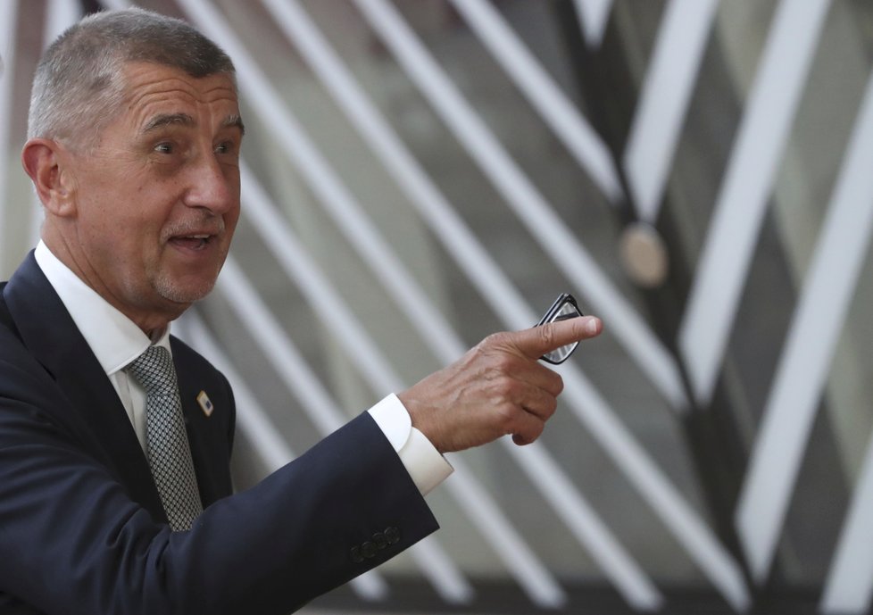 Lídři EU se neshodli na tom, kdo obsadí unijní vedoucí pozice. Na snímku český premiér Andrej Babiš.