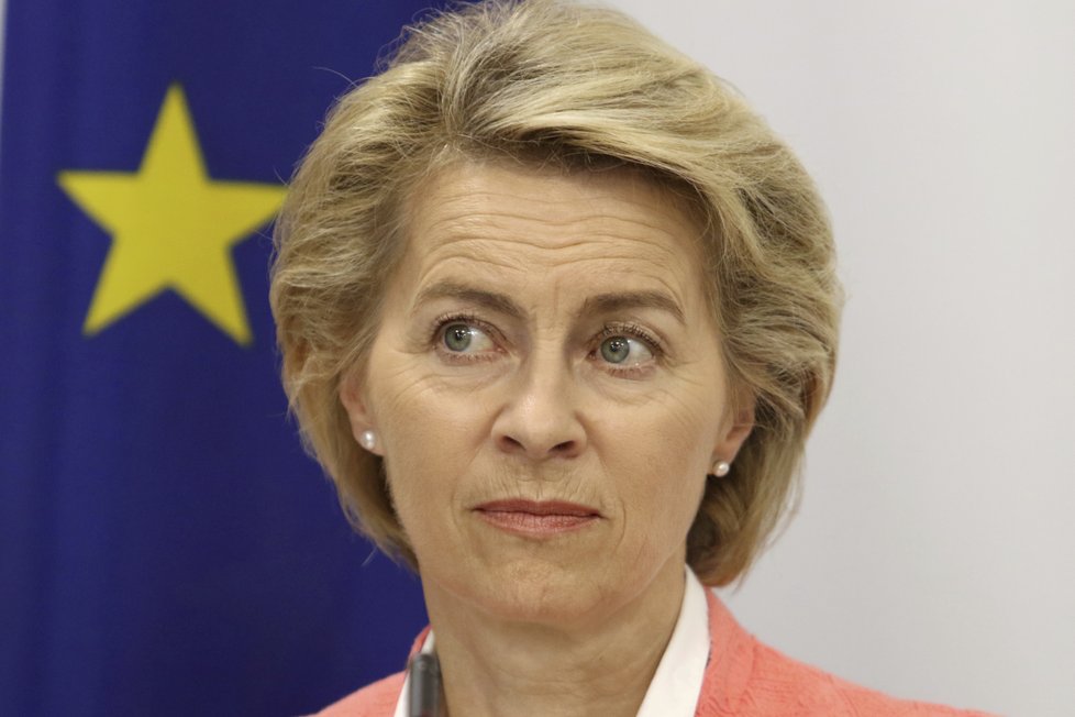 Šéfka Evropské komise Ursula von der Leyen