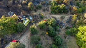 Tragédie na řeckém ostrově Euboia: Zahynuli dva piloti při hašení požáru (25.7.2023)