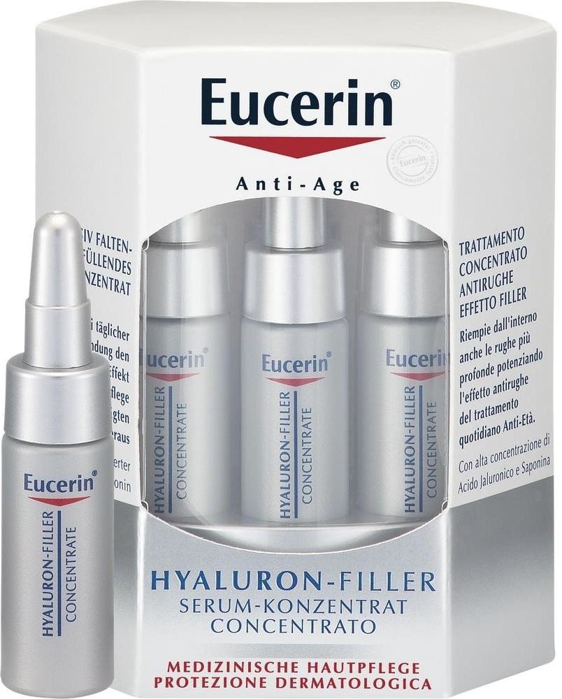 Eucerin Hyaluron Filler sérum, 859 Kč (6x5 ml), koupíte v síti lékáren