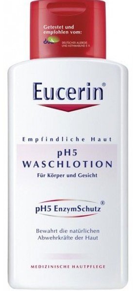 Sprchová emulze ph5, Eucerin, 203 Kč (200 ml), koupíte v síti lékáren