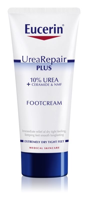 Krém na nohy pro velmi suchou pokožku UreaRepair PLUS, Eucerin, 407 Kč (100 ml), koupíte v síti lékáren