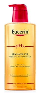 Sprchový olej Eucerin ph5, 409 Kč (400 ml)