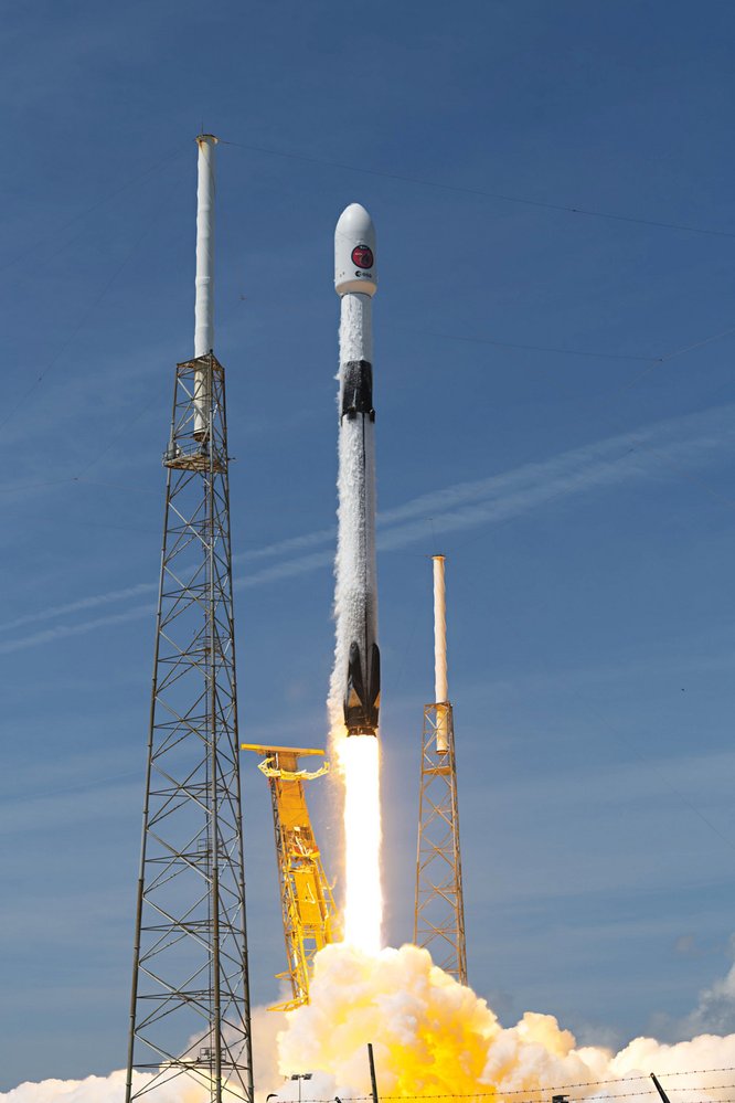 Start Euclidu pomoci rakety Falcon 9