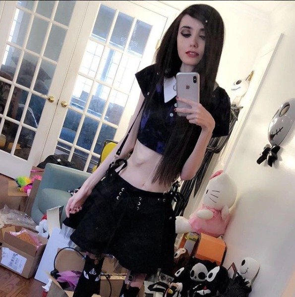 Nejsledovanější anorektička Eugenia Cooney.