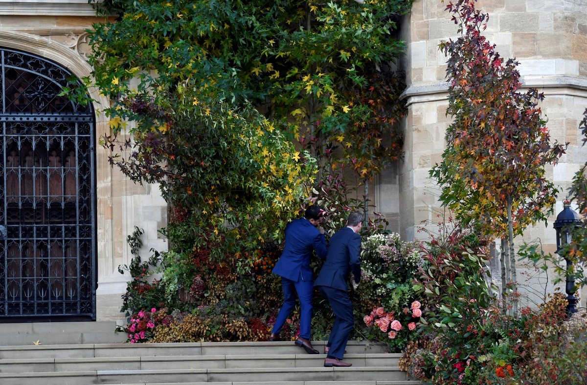 Přípravy na královskou svatbu princezny Eugenie.