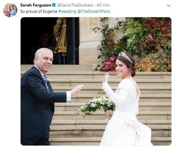 Svatba princezny Eugenie a Jacka Brooksbanka.