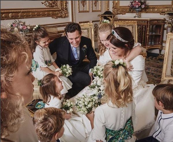 Princezna Eugenie zveřejnila snímek ze zákulisí své svatby